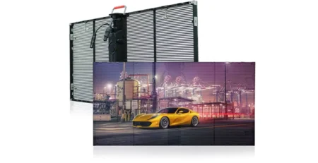 شاشات عرض شفافة بجودة عالية