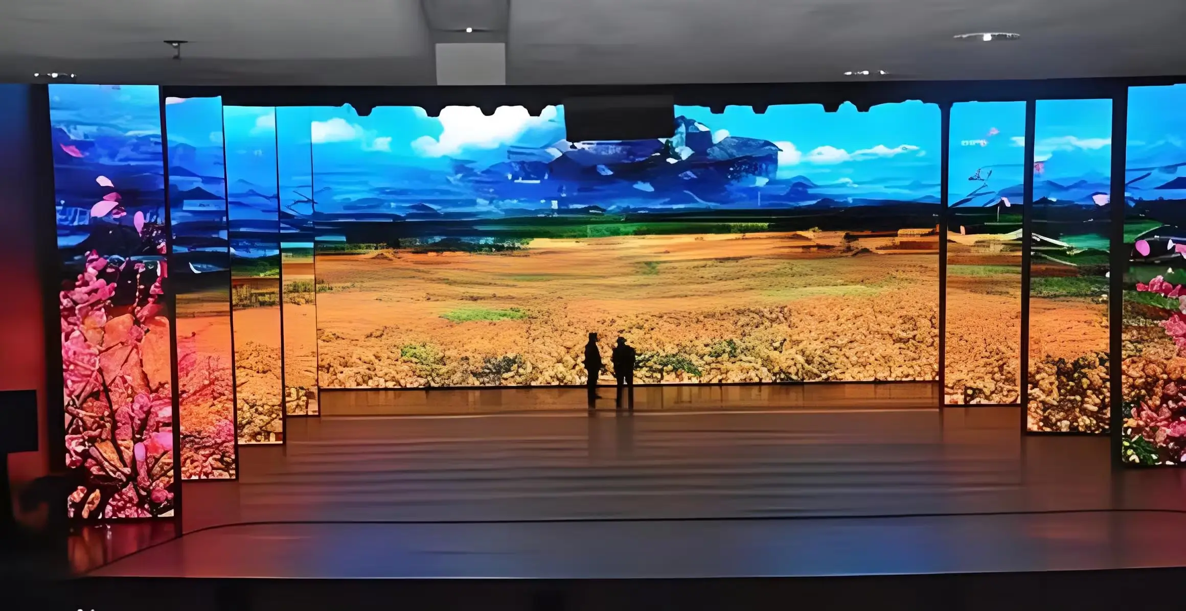 شاشات العرض الكبيرة