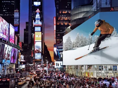 شاشات اعلانات مضيئه